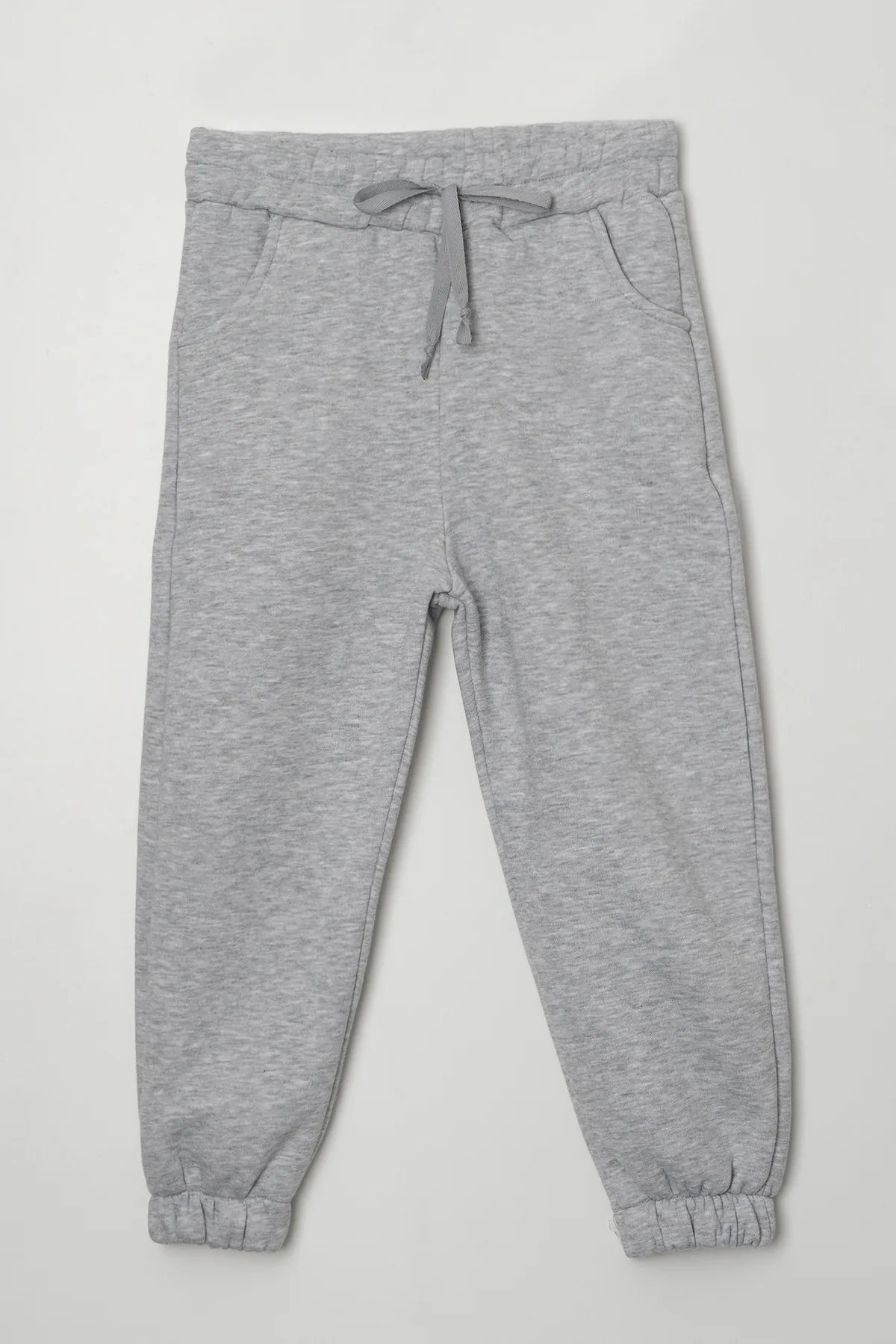 Boys&Girls' Basic Jogger Sweatpants with Pocket Detail and Drawstring Waist