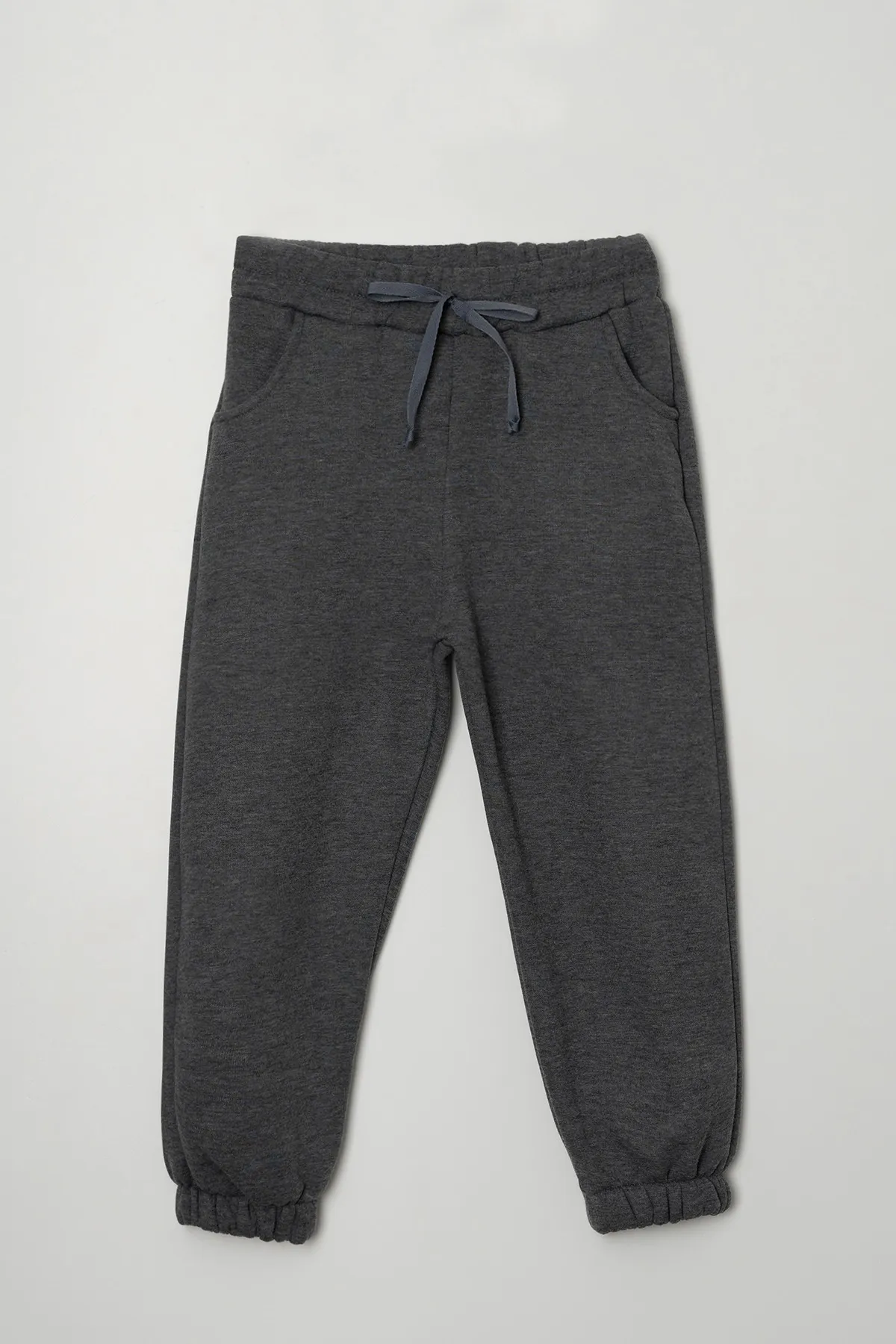 Boys&Girls' Basic Jogger Sweatpants with Pocket Detail and Drawstring Waist