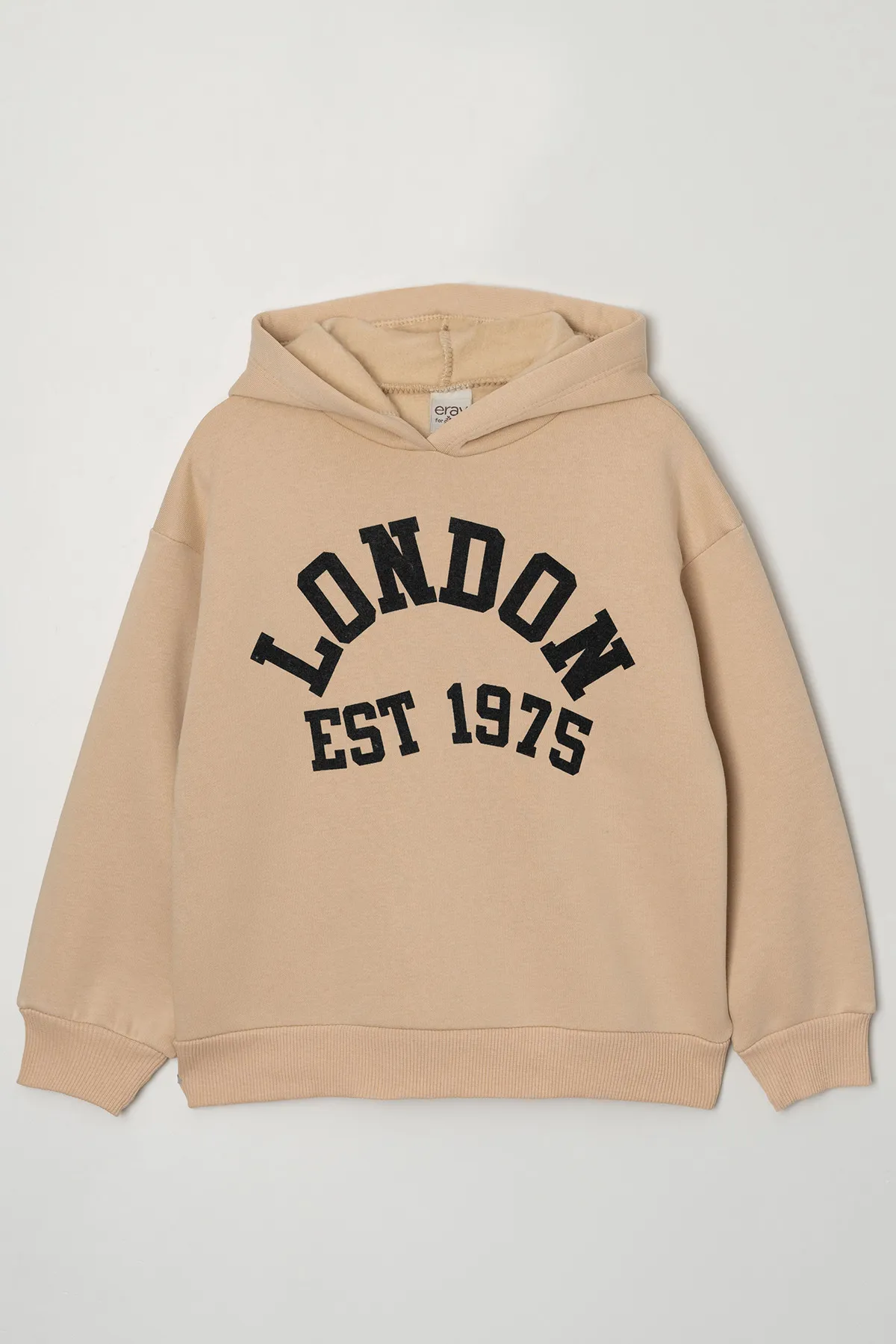 Boys&Girls' Hoodie Sweatshirt with Plain Text Print