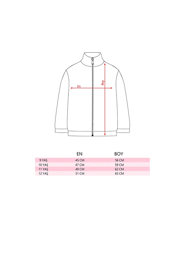 Girls' Pink Plaid Ribbed Fleece Jacket – Oversized Fit